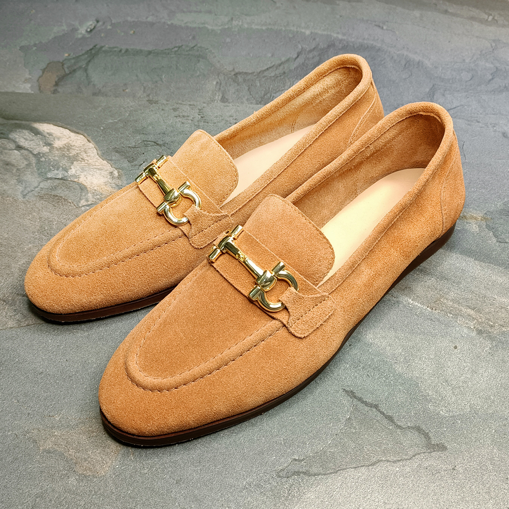 Unlined Tan Suede