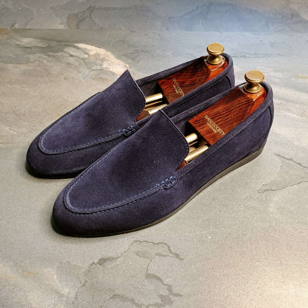 Unlined Suede Navy